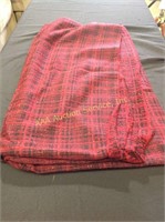 red plaid fleece 2 yards x 59 in