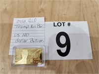 GOLD FOIL TRUMP ART BAR