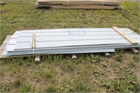 (10+) 10' sheets metal siding; various colors