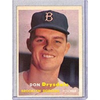 1957 Topps Don Drysdale Rookie Sharp