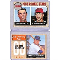 (3) 1968 Topps Baseball Stars/hof