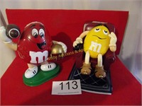 M & M Candy Dispensers - Pair