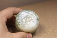 Chinese jade/hardstone box