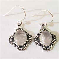 $120 Silver Moonstone Earrings