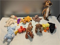 Lot of Stuffies, Beanie Babies & Disney Timon