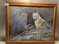 Wall Art " Shadow in the Night Wolf"