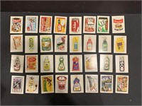 1979 Fleer Crazy Labels Stickers Wacky Packages Co