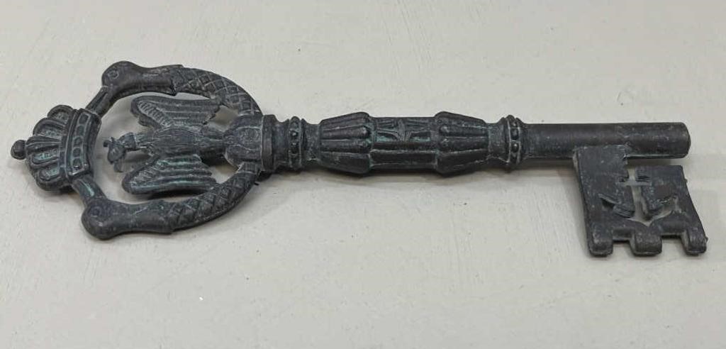 Eagle & Anchor Cast Iron Skeleton Ship Key