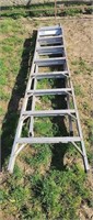Aluminum step or extension ladder 14ftextended