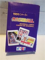 BOX OF 1991  0-PEE-CHEE BASEBALL CARDS