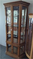 Lighted & mirrored display cabinet -1 piece 
71"