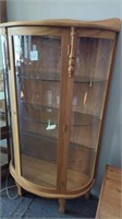 Lighted display cabinet with key
60" tall x 34