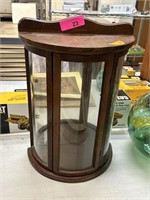 SMALL TABLE TOP CURIO WALL MOUNT CABINET