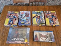 Superman- Batman & Robin- Spiderman Model Kits-