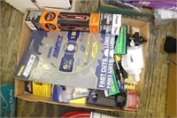 Assorted saw blades, bits and other