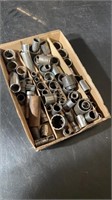 Over 60 misc sockets - some name brand sockets