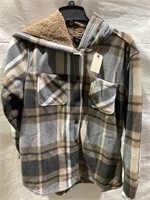 Real Tree Ladies Flannel Button Up Jacket M