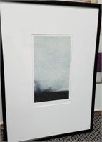"LOCUST" FRAMED AND MATTED PRINT SIGNED