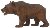 Large Figural Carved Black Forest Bear