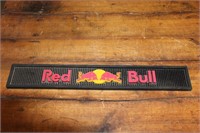 Long narrow Red Bull rubber bar mat