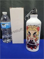 Demon Slayer Metal Water Bottle White