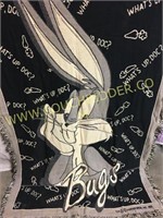 Bugs Bunny cotton throw blanket