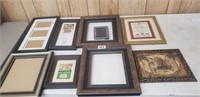 (9) PICTURE FRAMES NICE