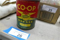 Central exchange Co-op grease can