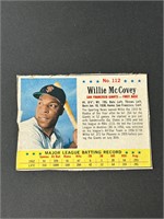 1963 Post Cereal Willie McCovey #112