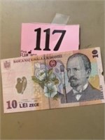 ROMANIAN 10 LEI BANKNOTE