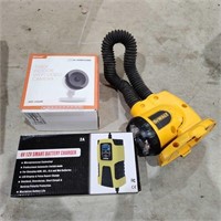 Wifi Video Cameras, Dewalt Flashlight, charger