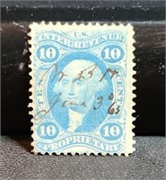 U.S. 10cent Inter Revenue stamp