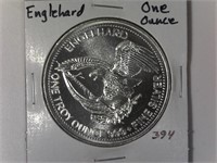 One Ounce Silver Engelhard Prospector Round