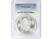 1879-S Morgan Silver Dollar PCGS MS-65