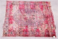 Vintage Oriental Rug Hand Knotted Carpet
