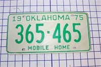 VINTAGE LICENSE PLATE