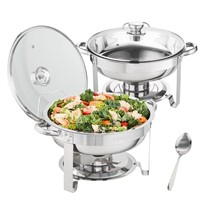 VEVOR Chafing Dish Buffet Set, 4 Qt 2 Pack,