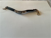 Vintage Leather Cross Bracelet
