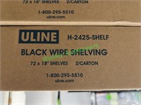 ULINE Black Wire Shelving, HD Table Bottom Shelves