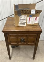 (F) Sears Kenmore Sewing Machine Wood Table with