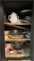 Cupboard Filled with Dishes/Kitchen Items