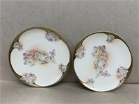 Royal hand-painted plates