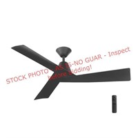 HDC Easton 52in Ceiling Fan Kit, Matte Black