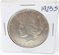 1923-S Peace Dollar, Silver