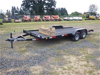 2022 Eagle Premier 18' T/A Flat Deck Trailer