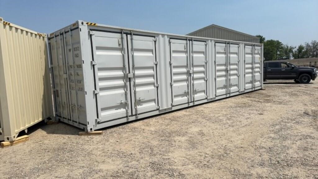 40' Single Trip Container W/ 4 Side Doors