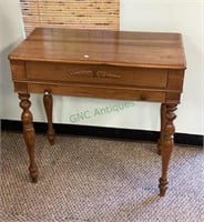 Nice vintage wood writing desk / side table combo