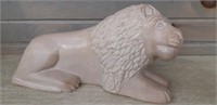 Heavy, Hand Carved, Kenya, Soapstone Lion