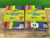 Crayola Construction Paper lot of 8