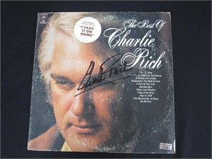 RARE CHARLIE RICH SIGNED ALBUM COVER COA